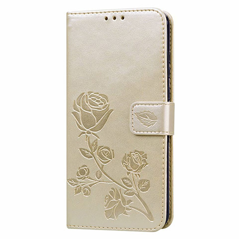 Funda de Cuero Cartera con Soporte Carcasa L05 para Huawei Honor 9A Oro