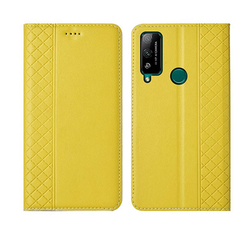 Funda de Cuero Cartera con Soporte Carcasa L05 para Huawei Honor Play4T Amarillo