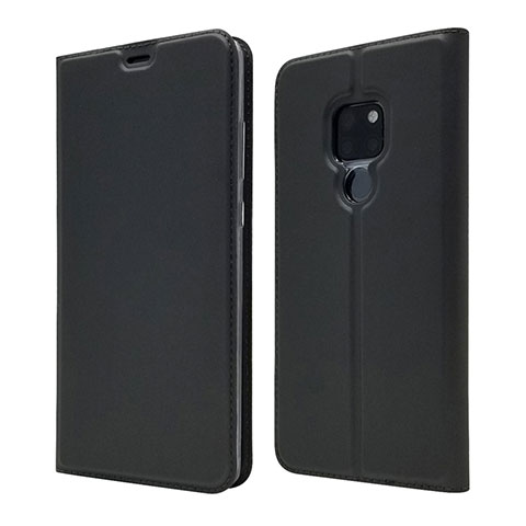 Funda de Cuero Cartera con Soporte Carcasa L05 para Huawei Mate 20 Negro