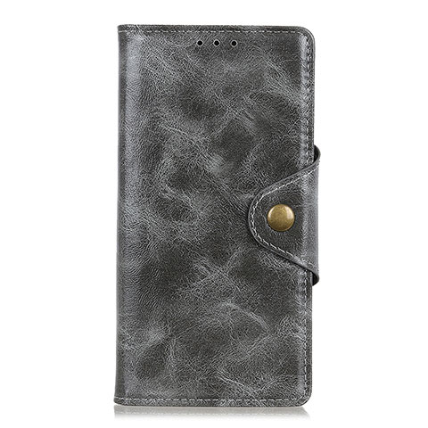 Funda de Cuero Cartera con Soporte Carcasa L05 para Huawei Mate 40E 5G Gris