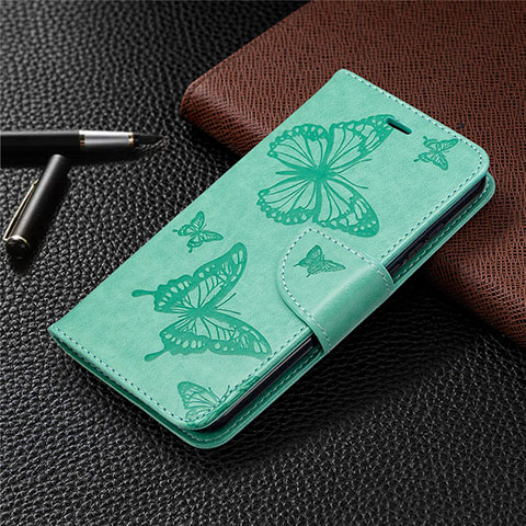 Funda de Cuero Cartera con Soporte Carcasa L05 para Nokia 1.3 Verde