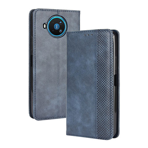 Funda de Cuero Cartera con Soporte Carcasa L05 para Nokia 8.3 5G Azul