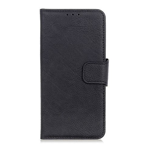 Funda de Cuero Cartera con Soporte Carcasa L05 para Oppo A15 Negro