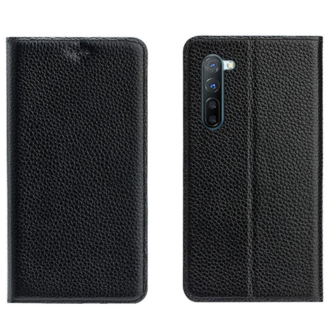 Funda de Cuero Cartera con Soporte Carcasa L05 para Oppo K7 5G Negro