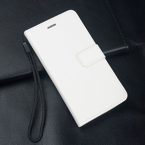 Funda de Cuero Cartera con Soporte Carcasa L05 para Realme XT Blanco