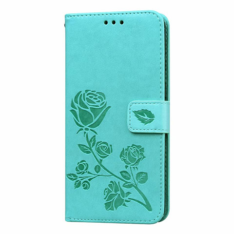 Funda de Cuero Cartera con Soporte Carcasa L05 para Samsung Galaxy M21s Verde