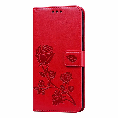 Funda de Cuero Cartera con Soporte Carcasa L05 para Samsung Galaxy M31 Rojo