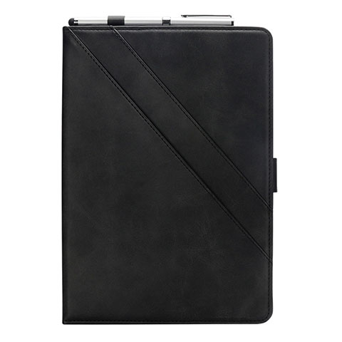 Funda de Cuero Cartera con Soporte Carcasa L05 para Samsung Galaxy Tab S6 Lite 10.4 SM-P610 Negro