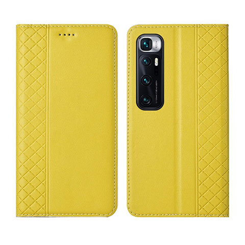 Funda de Cuero Cartera con Soporte Carcasa L05 para Xiaomi Mi 10 Ultra Amarillo