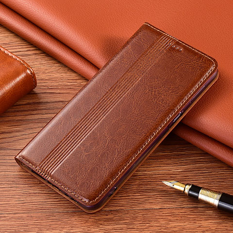 Funda de Cuero Cartera con Soporte Carcasa L05 para Xiaomi Mi 11 5G Marron Claro