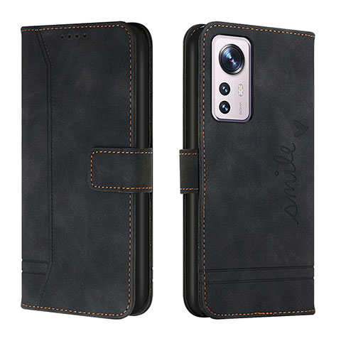 Funda de Cuero Cartera con Soporte Carcasa L05 para Xiaomi Mi 12S Pro 5G Negro