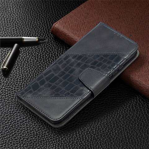 Funda de Cuero Cartera con Soporte Carcasa L05 para Xiaomi POCO C3 Negro