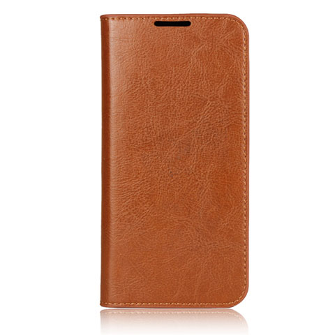 Funda de Cuero Cartera con Soporte Carcasa L05 para Xiaomi Redmi Note 7 Naranja