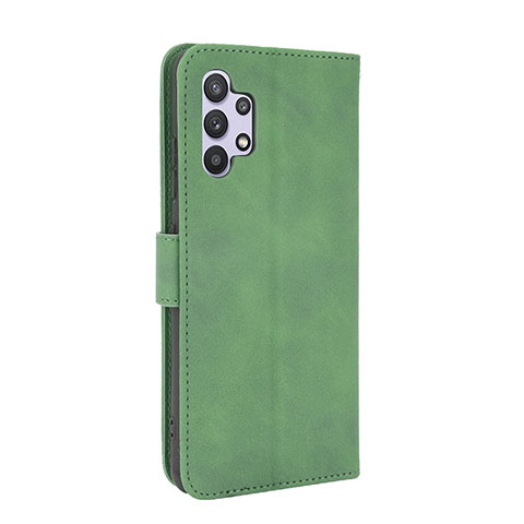 Funda de Cuero Cartera con Soporte Carcasa L05Z para Samsung Galaxy A32 4G Verde