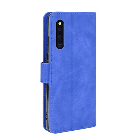 Funda de Cuero Cartera con Soporte Carcasa L05Z para Samsung Galaxy A41 SC-41A Azul