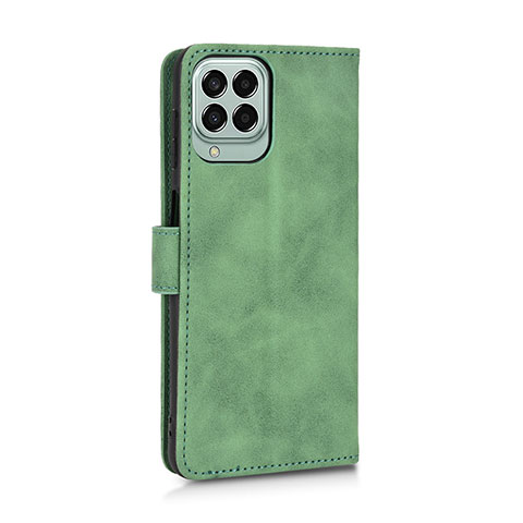 Funda de Cuero Cartera con Soporte Carcasa L05Z para Samsung Galaxy M33 5G Verde