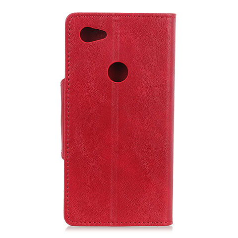 Funda de Cuero Cartera con Soporte Carcasa L06 para Google Pixel 3a XL Rojo