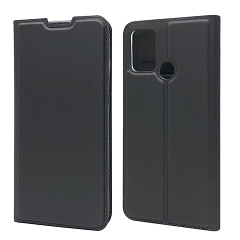 Funda de Cuero Cartera con Soporte Carcasa L06 para Huawei Honor 9A Negro