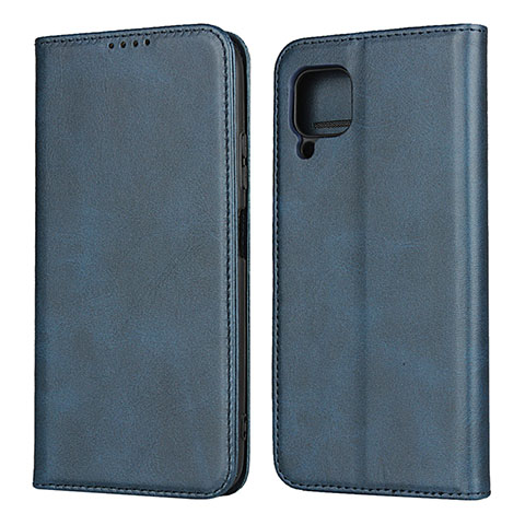 Funda de Cuero Cartera con Soporte Carcasa L06 para Huawei Nova 6 SE Azul