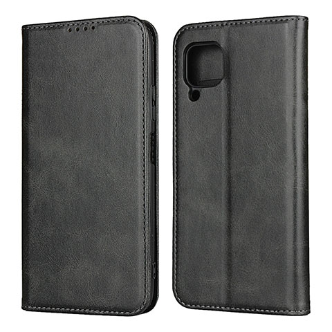 Funda de Cuero Cartera con Soporte Carcasa L06 para Huawei Nova 6 SE Negro