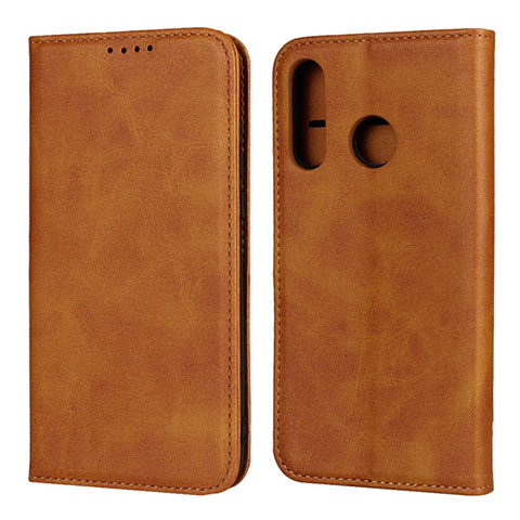 Funda de Cuero Cartera con Soporte Carcasa L06 para Huawei P30 Lite Naranja