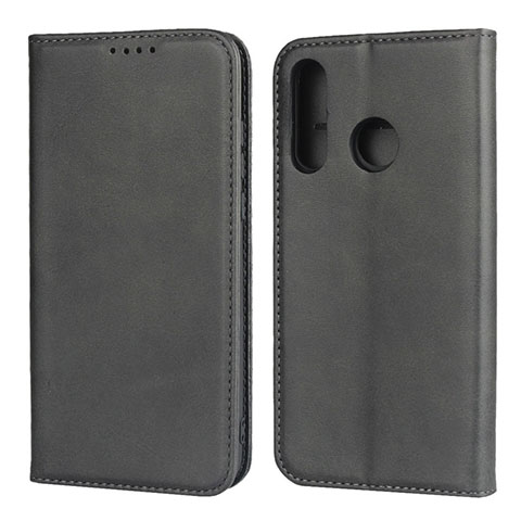 Funda de Cuero Cartera con Soporte Carcasa L06 para Huawei P30 Lite XL Negro