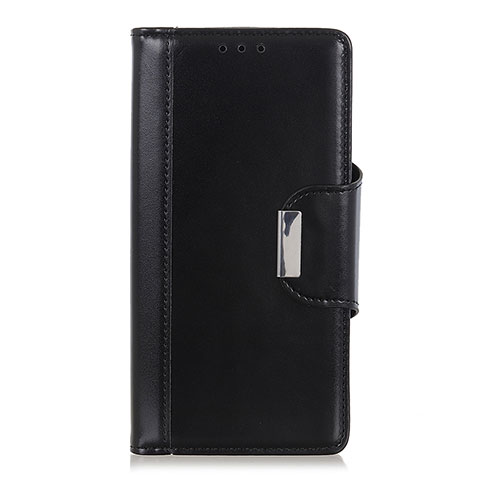 Funda de Cuero Cartera con Soporte Carcasa L06 para Oppo A91 Negro