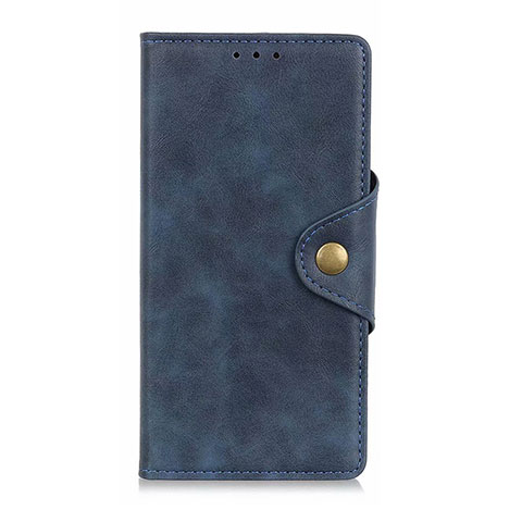 Funda de Cuero Cartera con Soporte Carcasa L06 para Oppo A92s 5G Azul