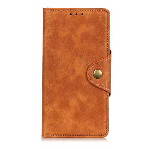 Funda de Cuero Cartera con Soporte Carcasa L06 para Oppo A92s 5G Naranja