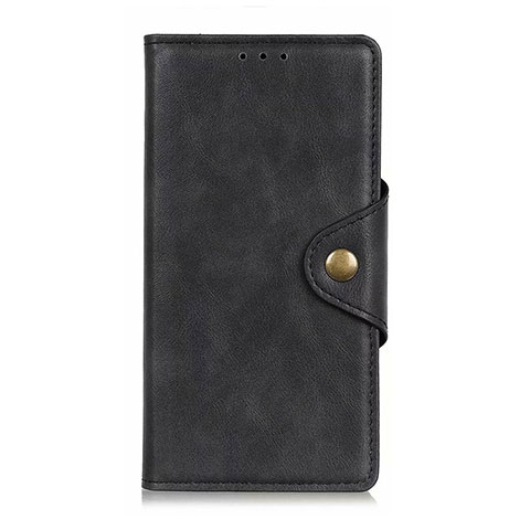 Funda de Cuero Cartera con Soporte Carcasa L06 para Oppo A92s 5G Negro