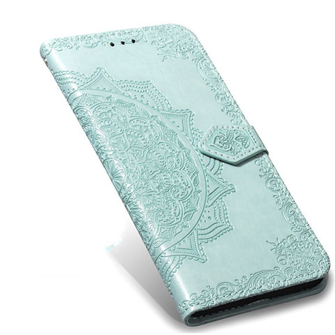 Funda de Cuero Cartera con Soporte Carcasa L06 para Realme 6 Pro Verde