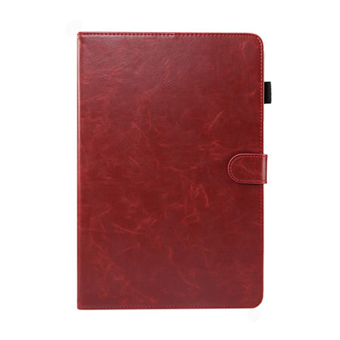 Funda de Cuero Cartera con Soporte Carcasa L06 para Samsung Galaxy Tab S5e 4G 10.5 SM-T725 Rojo Rosa