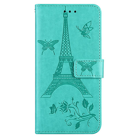 Funda de Cuero Cartera con Soporte Carcasa L06 para Sony Xperia 8 Lite Cian