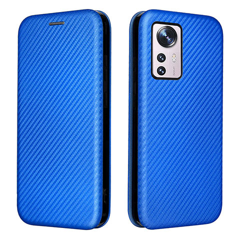 Funda de Cuero Cartera con Soporte Carcasa L06 para Xiaomi Mi 12 Lite 5G Azul