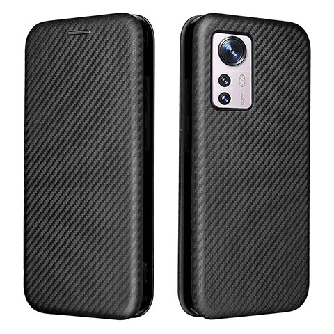 Funda de Cuero Cartera con Soporte Carcasa L06 para Xiaomi Mi 12 Lite 5G Negro