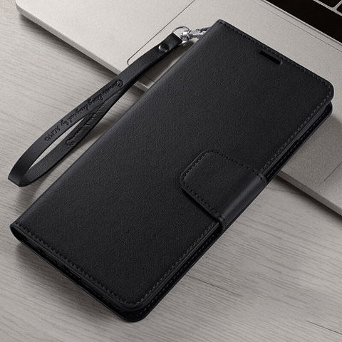 Funda de Cuero Cartera con Soporte Carcasa L06 para Xiaomi Redmi 8A Negro