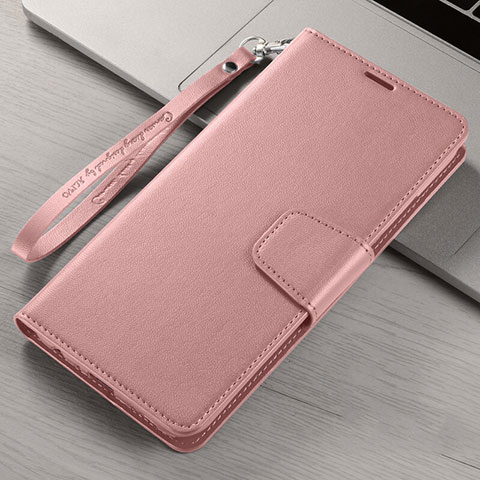 Funda de Cuero Cartera con Soporte Carcasa L06 para Xiaomi Redmi 8A Oro Rosa