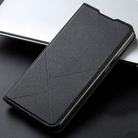 Funda de Cuero Cartera con Soporte Carcasa L06 para Xiaomi Redmi K30i 5G Negro