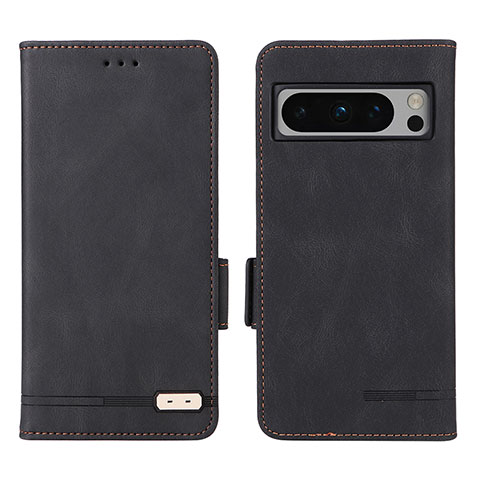 Funda de Cuero Cartera con Soporte Carcasa L06Z para Google Pixel 8 Pro 5G Negro