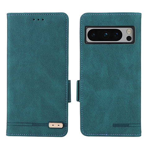 Funda de Cuero Cartera con Soporte Carcasa L06Z para Google Pixel 8 Pro 5G Verde