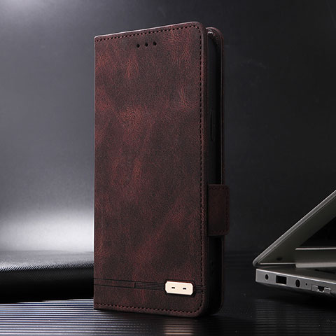 Funda de Cuero Cartera con Soporte Carcasa L06Z para Huawei Mate 60 Pro+ Plus Marron