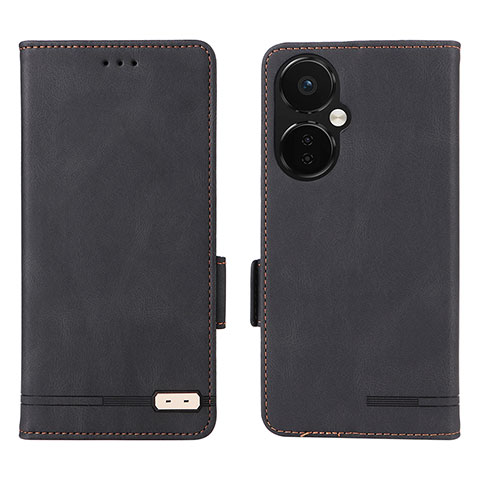 Funda de Cuero Cartera con Soporte Carcasa L06Z para OnePlus Nord CE 3 Lite 5G Negro