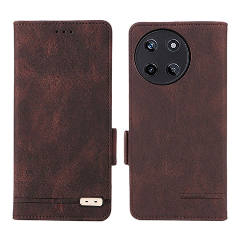 Funda de Cuero Cartera con Soporte Carcasa L06Z para Realme 11 4G Marron