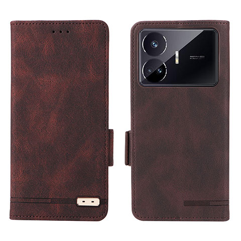 Funda de Cuero Cartera con Soporte Carcasa L06Z para Realme GT Neo5 SE 5G Marron