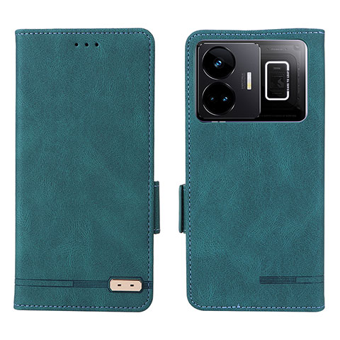 Funda de Cuero Cartera con Soporte Carcasa L06Z para Realme GT Neo6 5G Verde