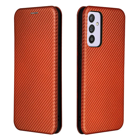 Funda de Cuero Cartera con Soporte Carcasa L06Z para Samsung Galaxy A05s Marron