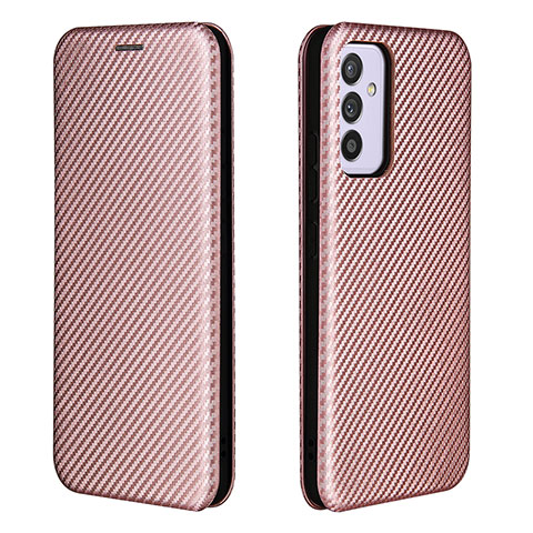 Funda de Cuero Cartera con Soporte Carcasa L06Z para Samsung Galaxy A05s Oro Rosa