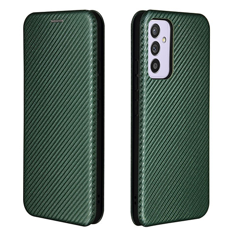 Funda de Cuero Cartera con Soporte Carcasa L06Z para Samsung Galaxy A05s Verde