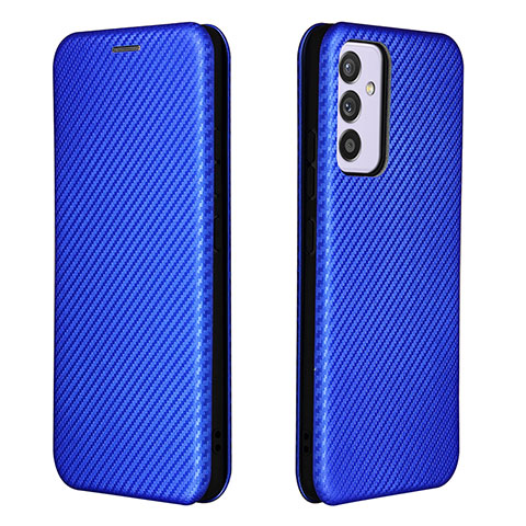 Funda de Cuero Cartera con Soporte Carcasa L06Z para Samsung Galaxy A15 4G Azul