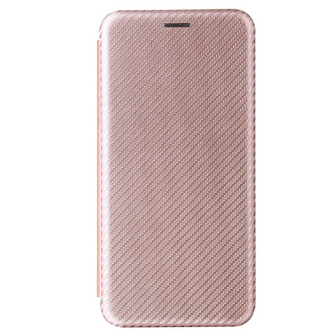 Funda de Cuero Cartera con Soporte Carcasa L06Z para Samsung Galaxy A41 SC-41A Oro Rosa